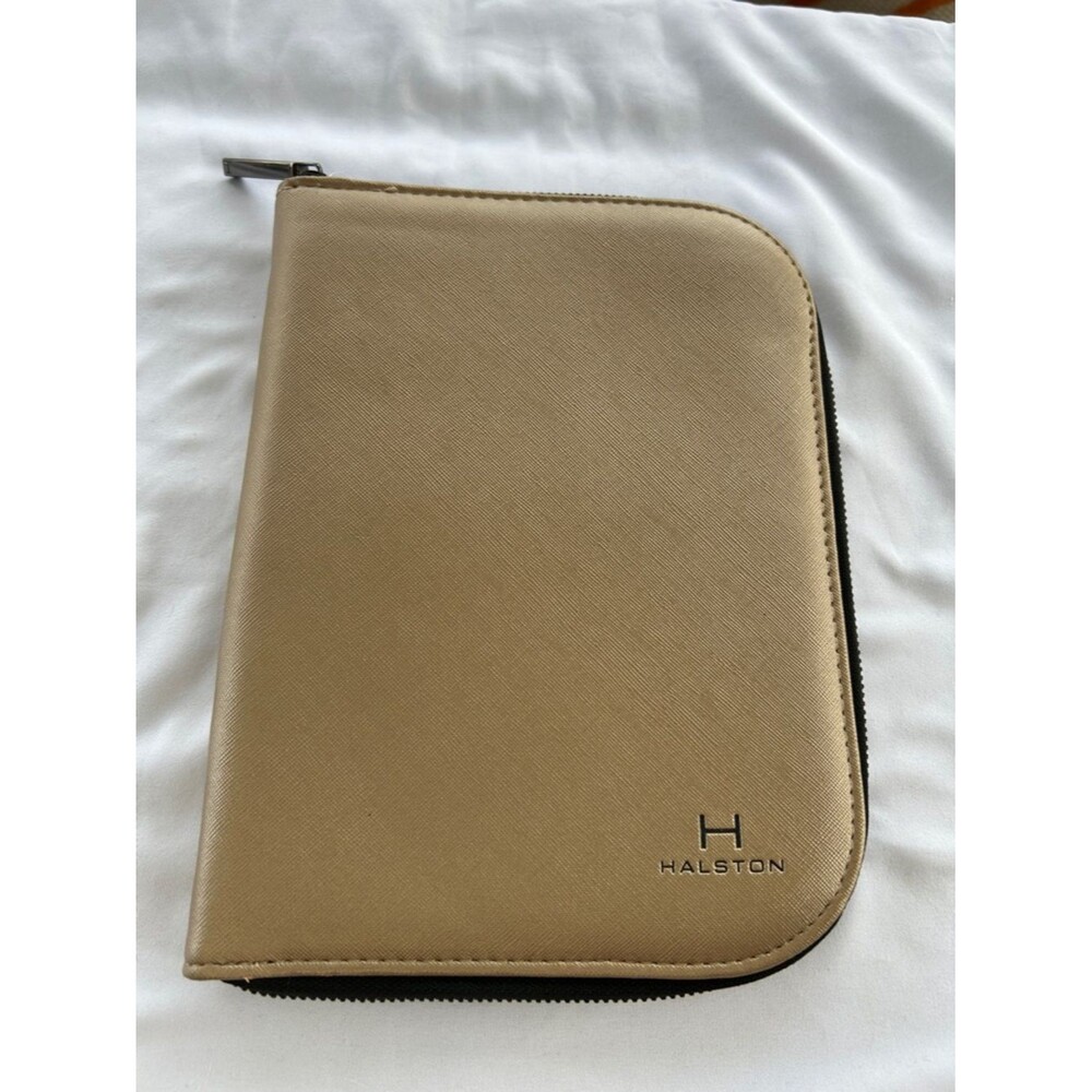 H by Halston Heritage Gold Travel Jewelry Organizer Portfolio